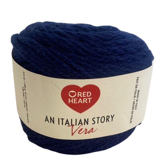 Red Heart An Italian Story Vera Yarn 3.5 Oz Bulky Weight 5 Alpaca & Wool Blend - Picture 1 of 8
